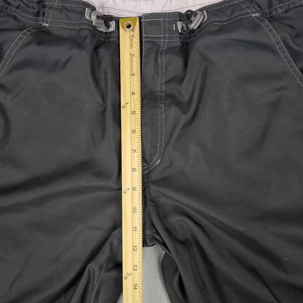 VINTAGE‎ Gap Pants Womens Large Black Pink Baggy Paratrooper Wide Leg Floral 90s - Picture 5 of 16